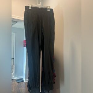 Calia leather joggers